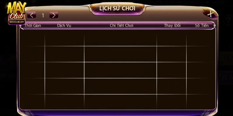 Có cung cấp lịch sử cược cho người chơi