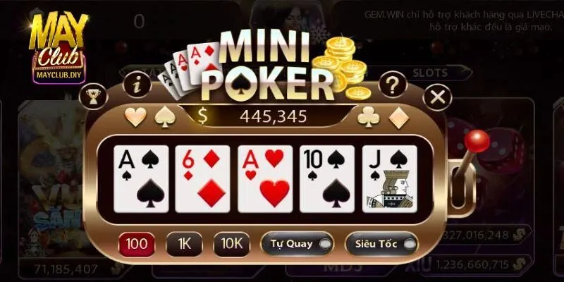 Vài nét về Mini Poker Mayclub