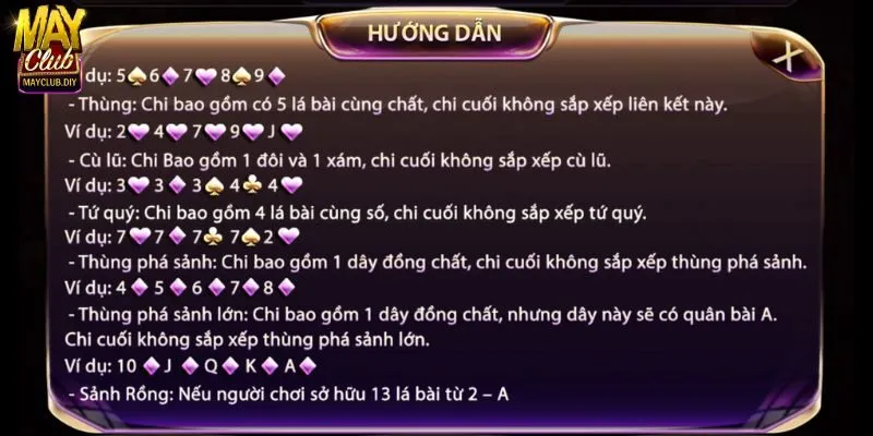 Nắm rõ thuật ngữ khi chơi Mậu Binh