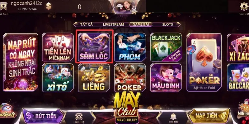 sâm lốc mayclub
