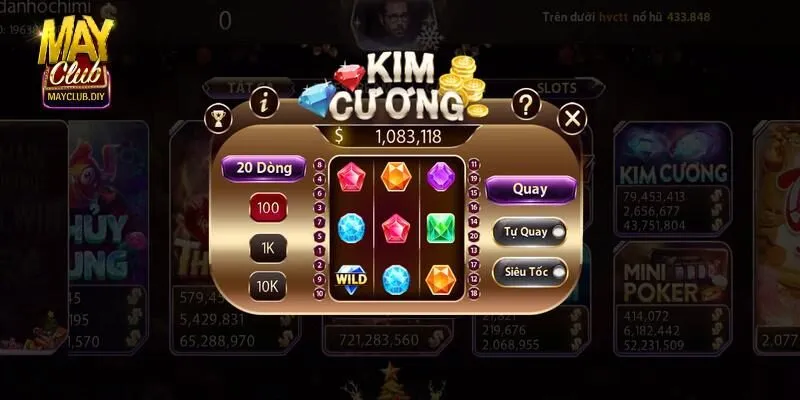 Tổng quan nổ hũ kim cương Mayclub đình đám